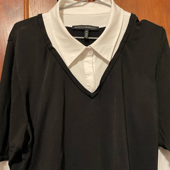 White House Black Market Layered Sweater - 3X - Picture 1 of 5